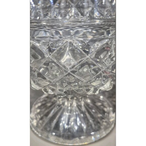 VINTAGE ANCHOR HOCKING "WEXFORD" LARGE CLEAR GLASS FRUIT/ SERVING BOWL - Picture 2 of 8